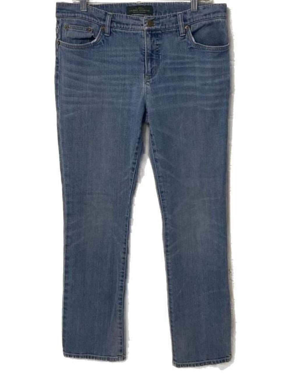 Lauren Ralph Lauren Modern Straight Leg Jeans Size 12 Blue Denim